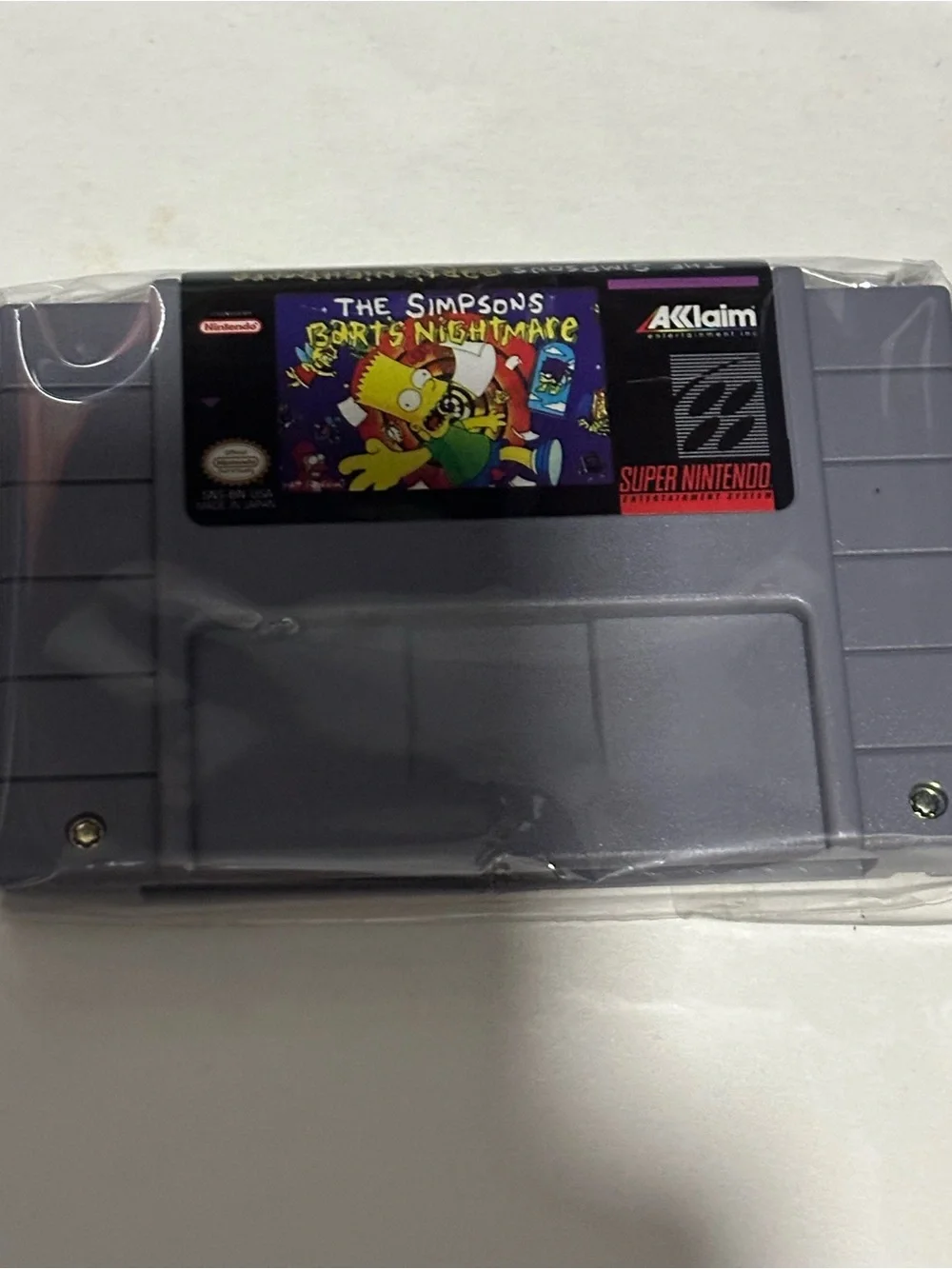 The Simpsons: Bart's Nightmare Super Nintendo